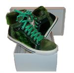 Esklusive sæl-sneakers i grøn, Køb hos Hotsjok